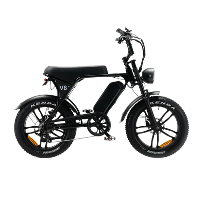 V8 Max 3.0 500 WATT + Achterzitje + Voetsteuntjes + Alarm